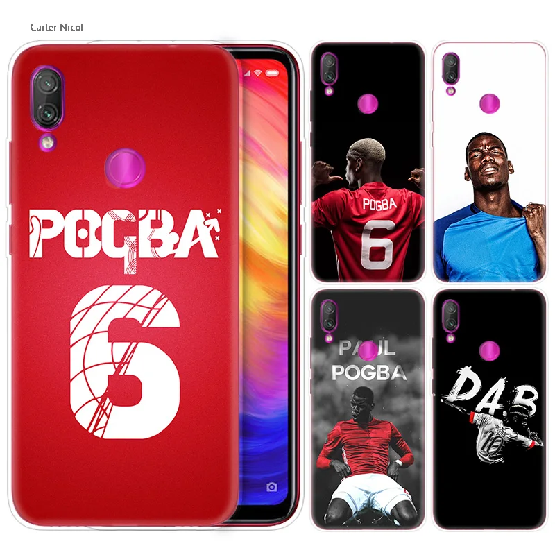 

Silicone Case for Xiaomi Redmi Note 7 6 5 Plus Mi A2 8 Lite Pro Prime Play Phone Cases Cover Paul Pogba PP6