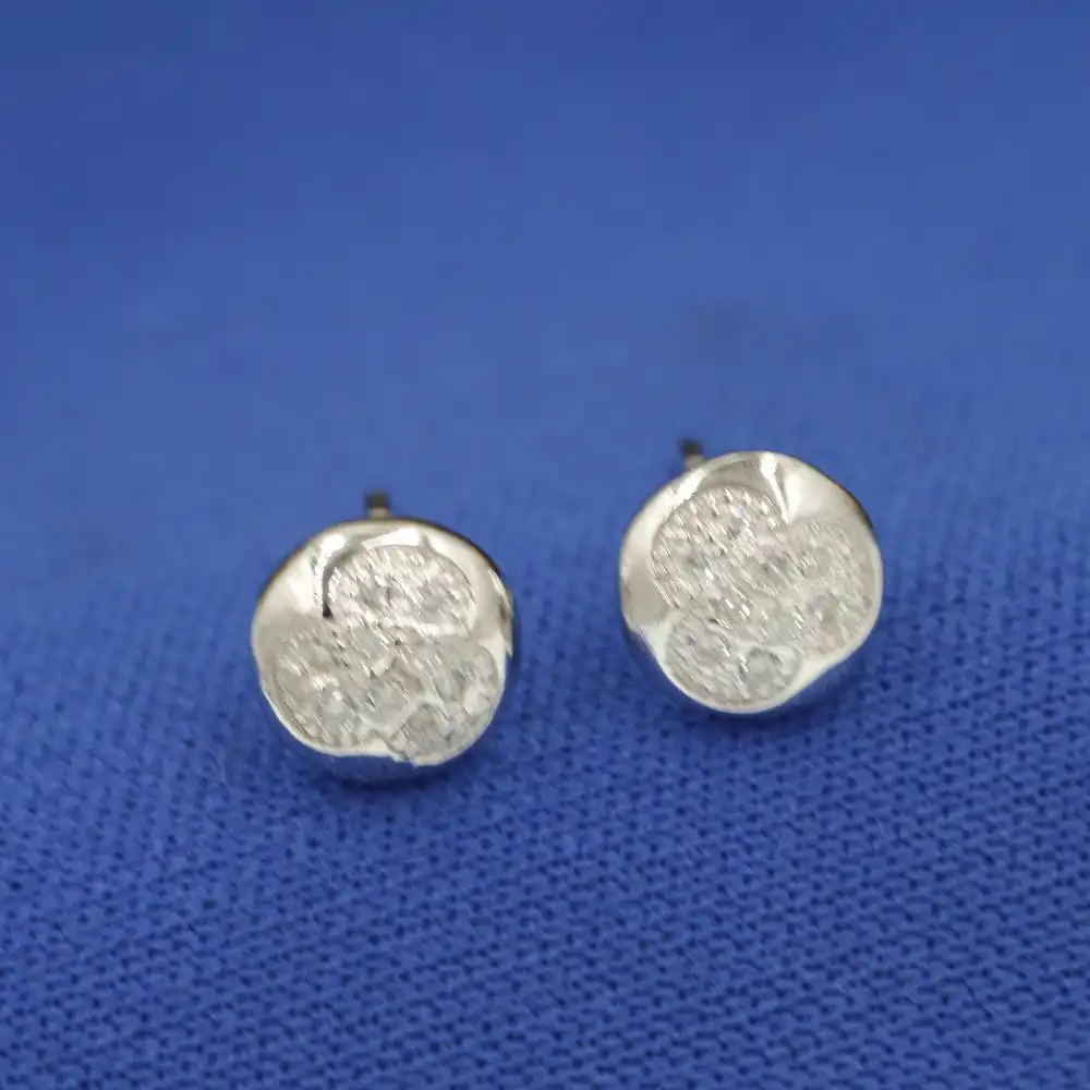 Бесплатная доставка ювелирные изделия действительно 925 стерлингового серебра серьги в виде клевера круговой набор циркон цветок и лист серебряные серьги