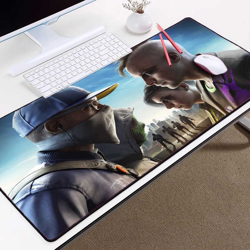 Игровой коврик для мыши Congsipad Watch_Dogs 2 игровой с закрытыми краями большой размер
