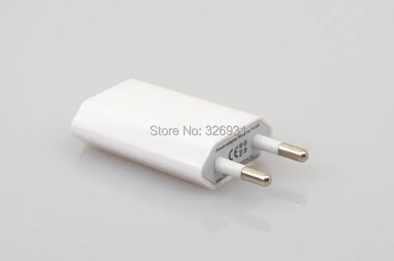 Цветной USB адаптер для зарядки Apple iPhone 4, 4S, 5, 5S, iPod Touch, 1000 шт