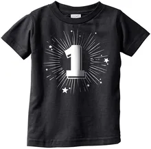 Design A Shirt Print Crazy Dog Tshirts Infant One Year Old Birthday Party Celebration Age Tee For Babies Men O-Neck Short Sleeve dog print tee