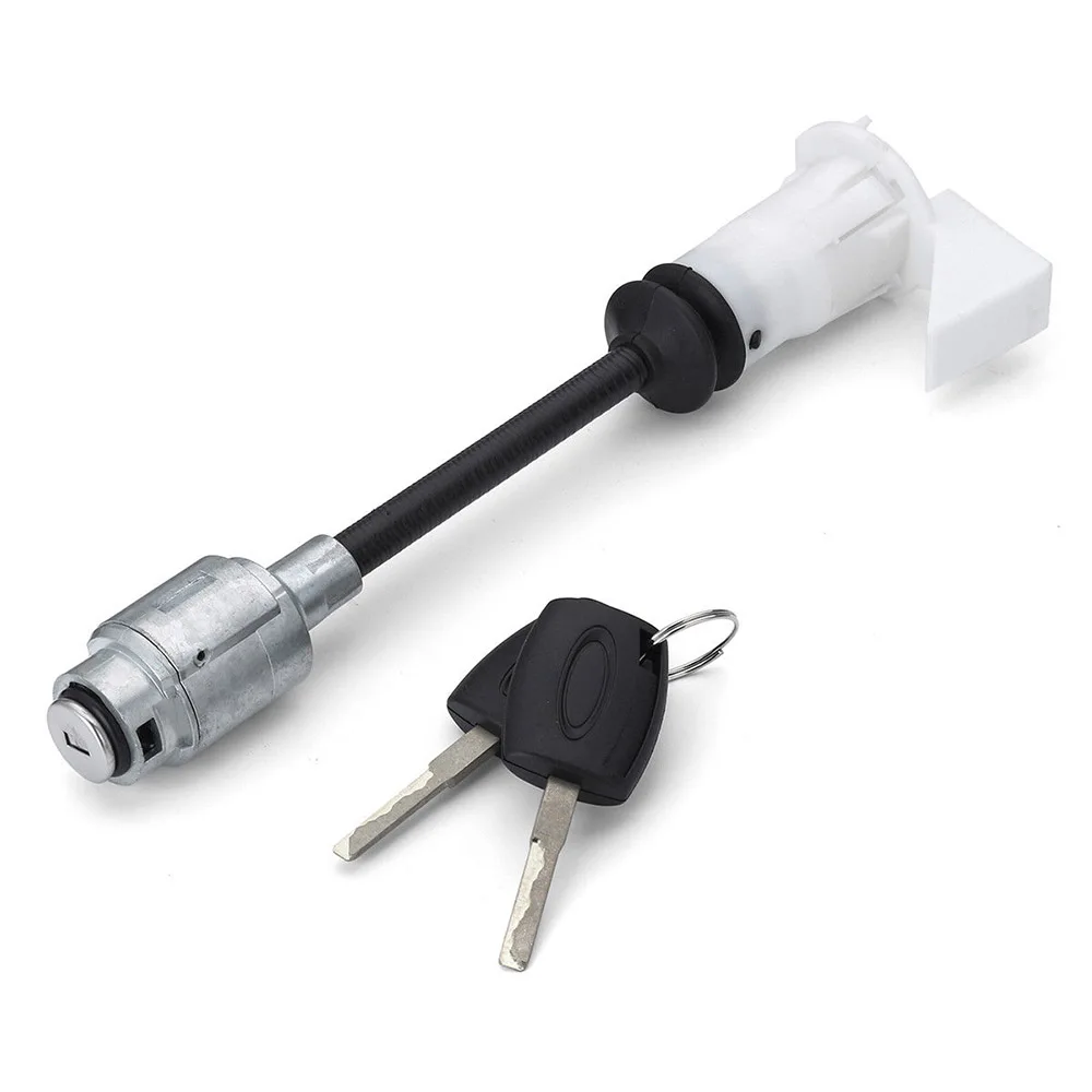 

Car Hood Lock Door Lock Cover Lock Bonnet Release Lock Latch Set Repair Kit 2 Keys For Ford Focus MK2 Car accessories