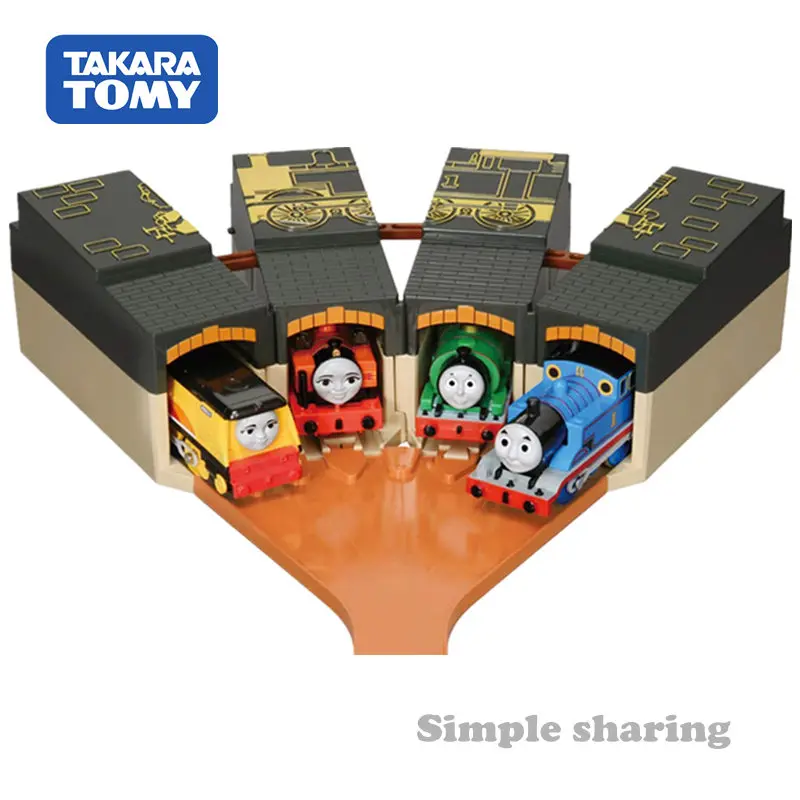 TAKARA TOMY tomica Plarail Roundhouse только w/набор моделей трекинга поезда забавные Волшебные куклы Горячие Поп Детские литые игрушки детские куклы