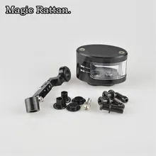 Мотоцикл CNC передний главный цилиндр резервуар для жидкости масляный стакан+ кронштейн резервуара жидкости для Yamaha YZF-R6 YZF-R1