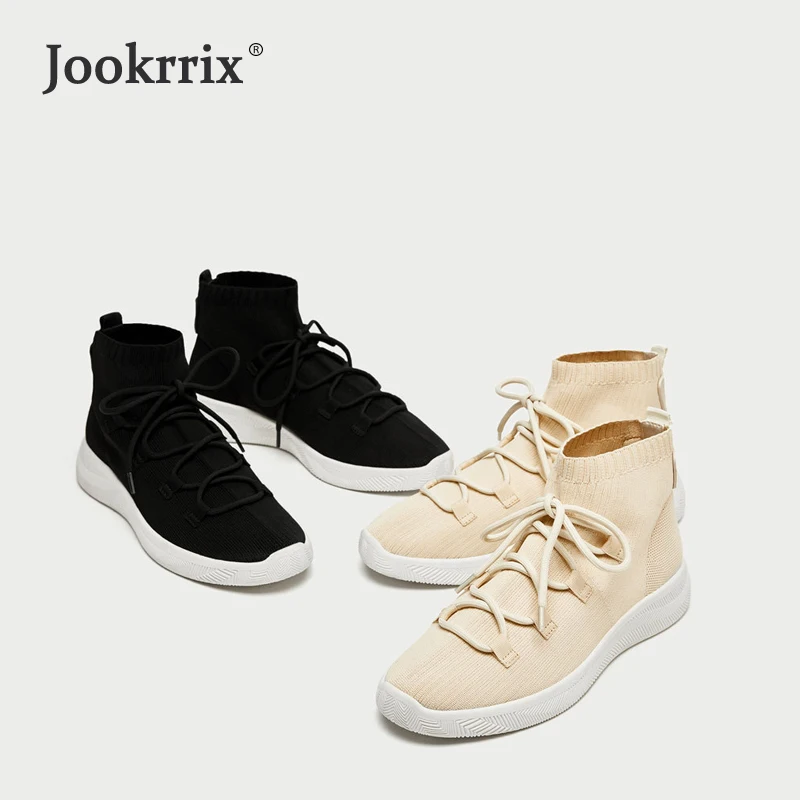 

Jookrrix 2018 Autumn New Shoe Women Fashion Brand Lady Sneaker Adult Girl Flats Soft Female Chaussure Cross-tied Alpargatas Nude
