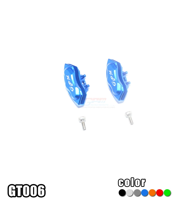 

GPM FRONT/REAR BRAKE CALIPER set GT006 FOR 1/10 SCALE 4WD FORD GT4-TEC 2.0 83056-4