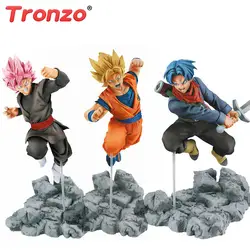 Tronzo действие фигурка Dragon Ball Гоку мужские шорты для купания Zamasu ПВХ фигурку игрушечные лошадки Dragon Ball Супер Saiyan роза черный модель