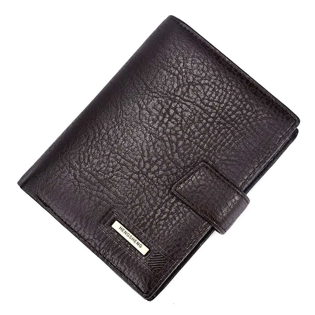 

Men Wallet Famous Brand Wallet Hasp Fashion Design Small Wallet Male High Quality Leather Short Card Holder Coin Purse Carteira