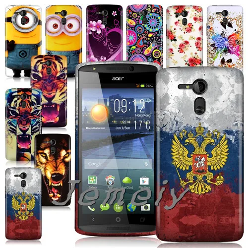 New Hot Prints Case For Acer Liquid E700 TPU Material Cover Back Mobile Phone Bag |