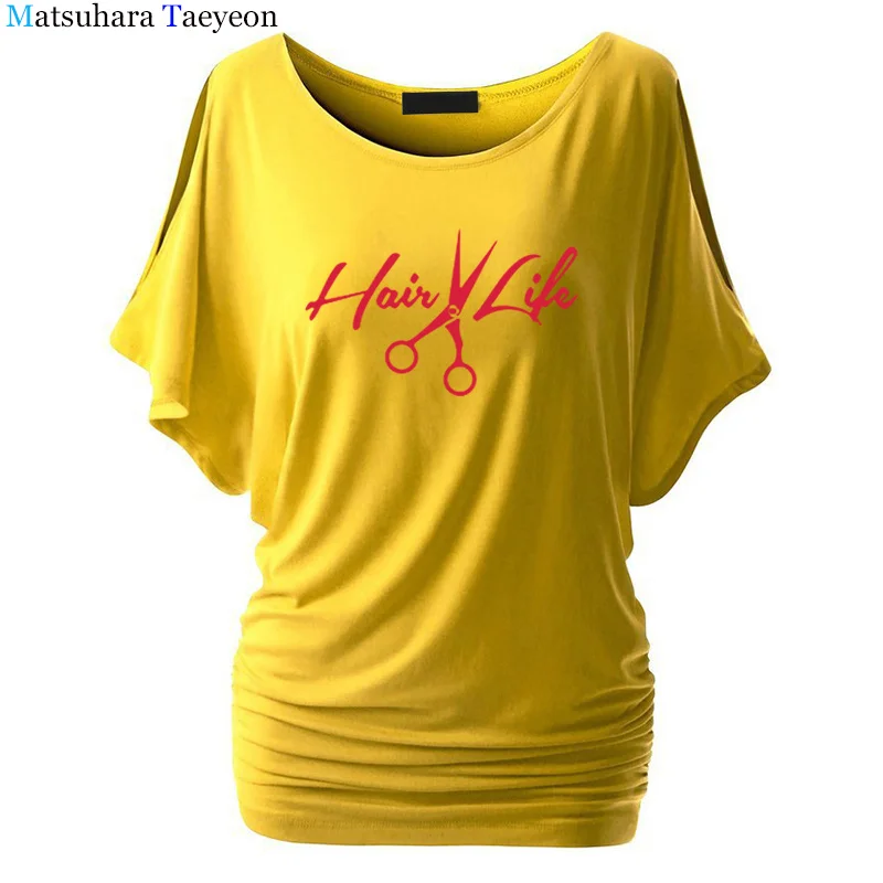 Модные женские футболки, хлопковая черная забавная футболка с коротким рукавом, женская одежда с принтом ножницы, Harajuku T132 - Цвет: 16
