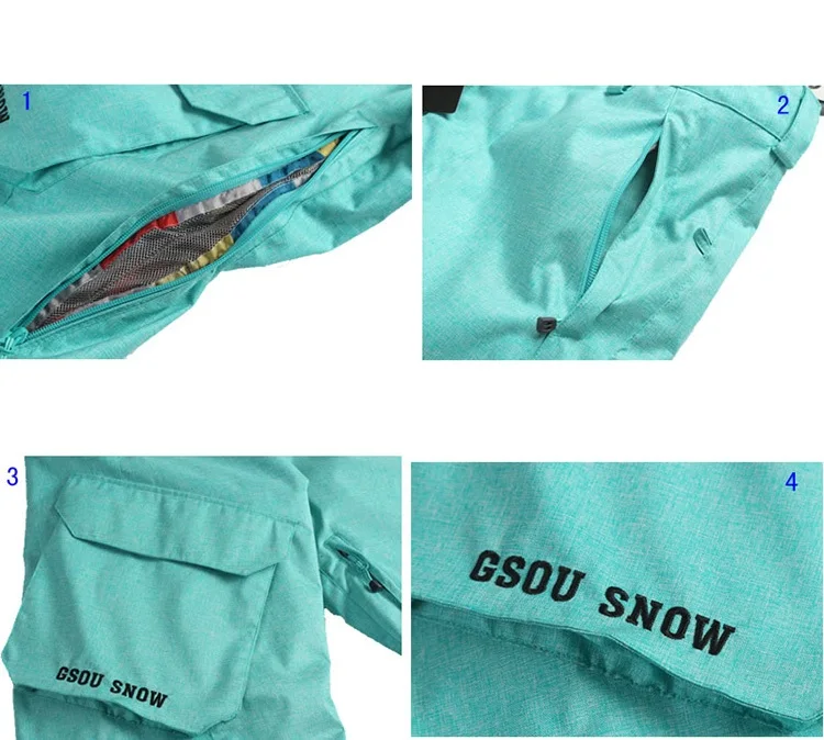 Gsou Snow костюм горнолыжный мужской,сноуборд костюм,горнолыжный костюм мужской,горнолыжная куртка,куртка горнолыжная,сноуборд брюки мужчины