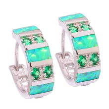 Очаровательные Круглые серьги с зеленым цирконием, Блестящие модные ювелирные изделия, свадебный подарок, Кристальные круглые серьги-гвоздики для женщин, бижутерия L4C171