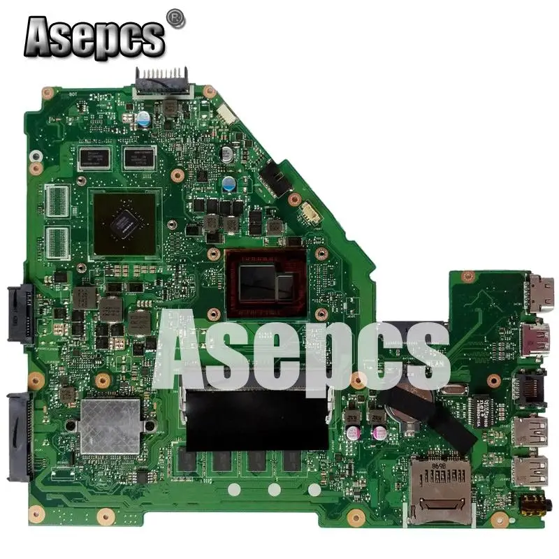 Asepcs X550JD X550JK материнская плата для ноутбука ASUS X550JD FX50J ZX50J A550J X550J X550 Тесты оригинальная материнская плата I7-4700H GTX820M