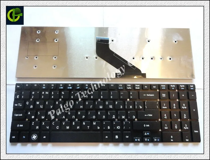 Русская клавиатура для Acer Aspire V3-531 v3-531g e1-570 v5-561 v5-561g e1-570g v3-7710 v3-7710g v3-772 v3-772g черный RU