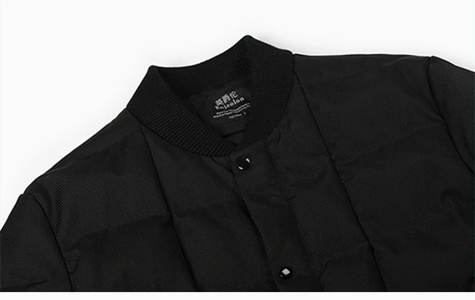 Enjeolon бренд хлопковой подкладкой Мужская куртка, ветронепроницаемая, парка для мужчин костюмы толстые стеганые плюс размеры S 3XL пальто WT0260