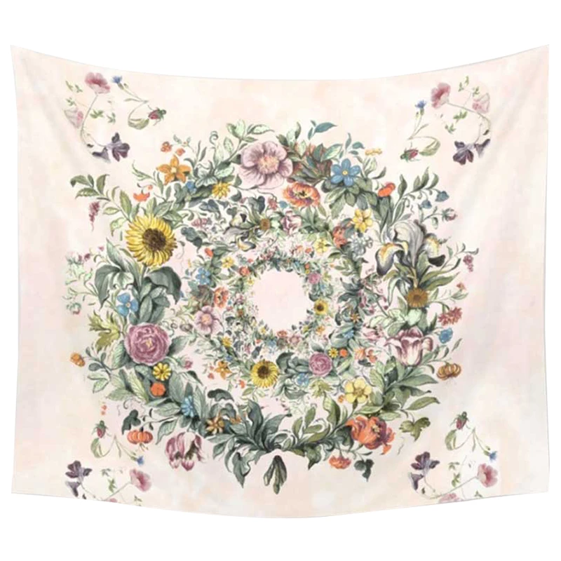 

New printing tapestry wall wall hanging home office decoration beach towel bed cover blanket 150cm*130cm(color)