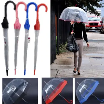 

[ Fly Eagle ]100Pcs/Lot New Transparent Women Umbrella/ Rain Umbrella parasol umbrella hot sell