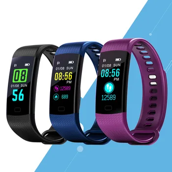 

Smart Band Heart Rate Blood Pressure Monitor Watch High Brightness Colorful Screen Smart Bracelet Wristband for xiaomi huawei