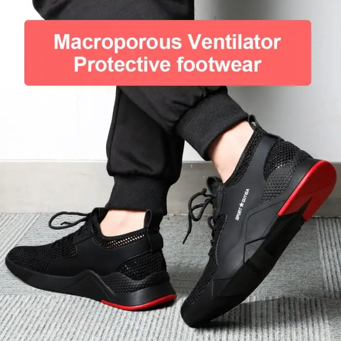 New Men's Titan Heavy Duty Sneakers Shoes Breathable Anti-Slip Puncture Proof Sz 