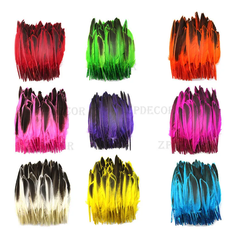 

50 pieces 6~10 Inch 15~25 CM Duck feather wing feather diy decoration