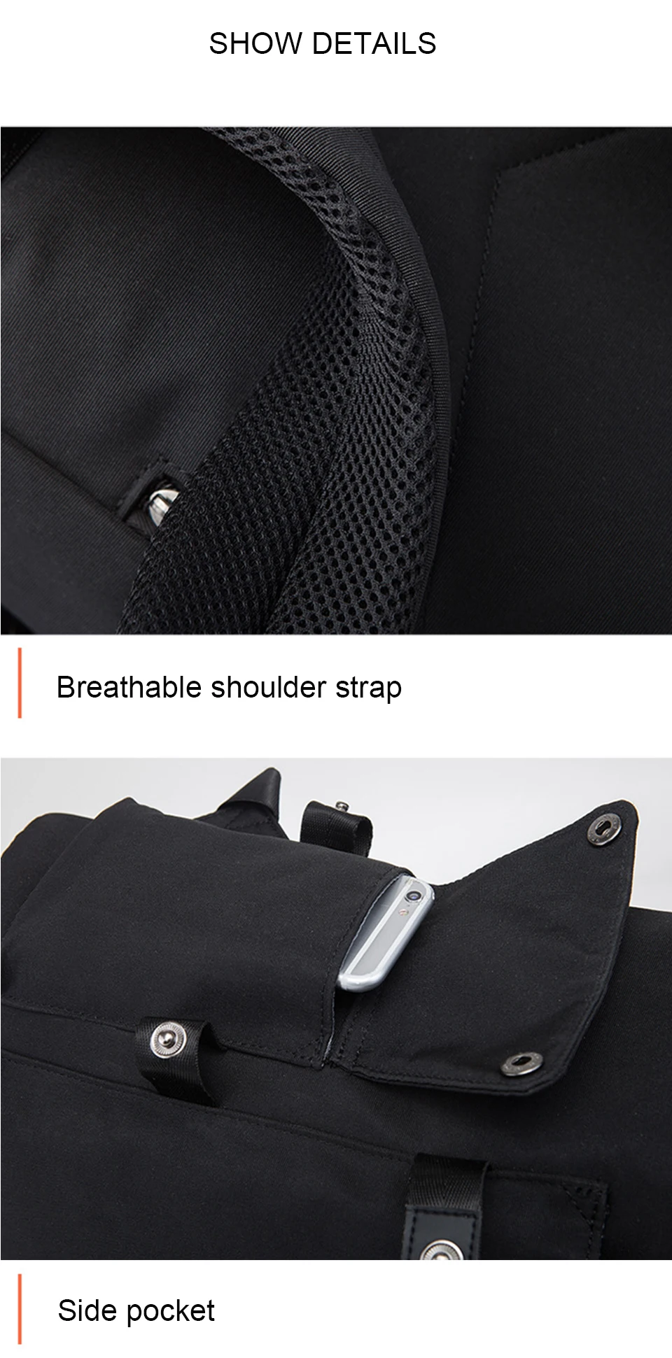Fashion Mens Backpack 17 Laptop 15.6 Inch Back Packs College Student Casual Waterproof Backpacks Bagpack Male Bags Women Pockets (13)