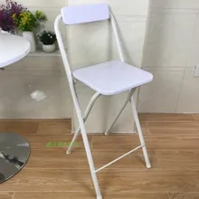 Современный складной барный стул высокий стул для ног спинка сиденья стул для мужчин/женщин металлическая труба винный паб стул сталь+ доска высокой плотности