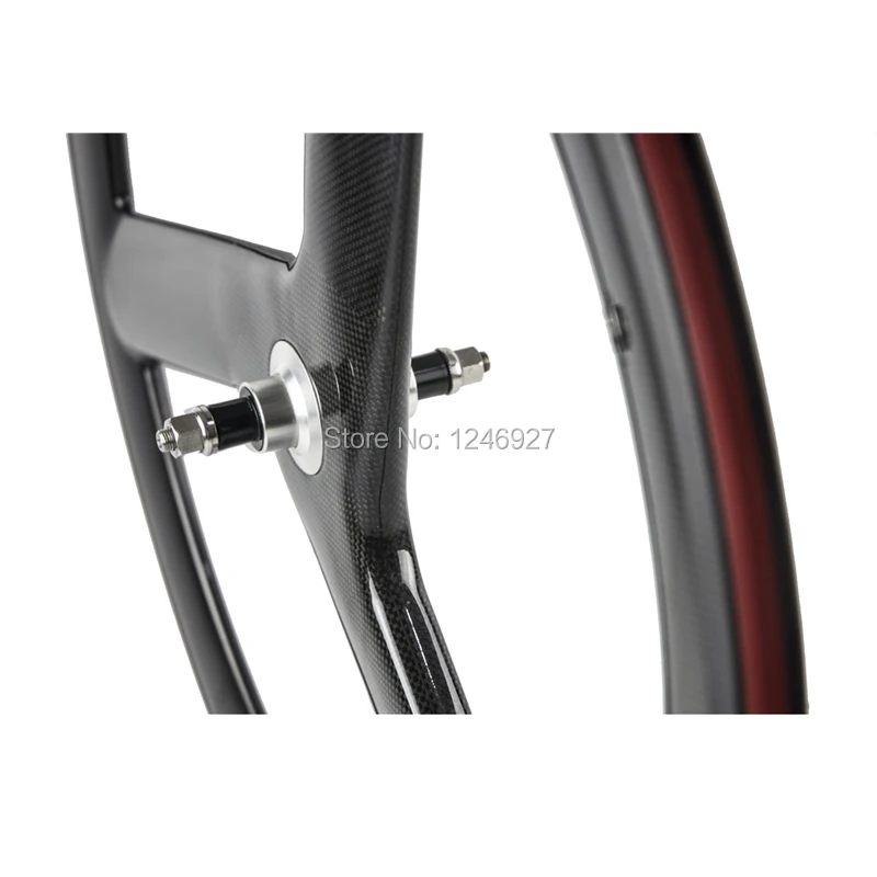 Flash Deal Hot Sale 700C Tri spoke Carbon Wheelset 56mm Clincher Carbon Wheel For Road Bike Or Track Bike 3 Spoke Wheel 3 Flash Deal Hot Sale 700C Tri spoke Carbon Wheelset 56mm Clincher Carbon Wheel For Road Bike Or Track Bike 3 Spoke Wheel 3