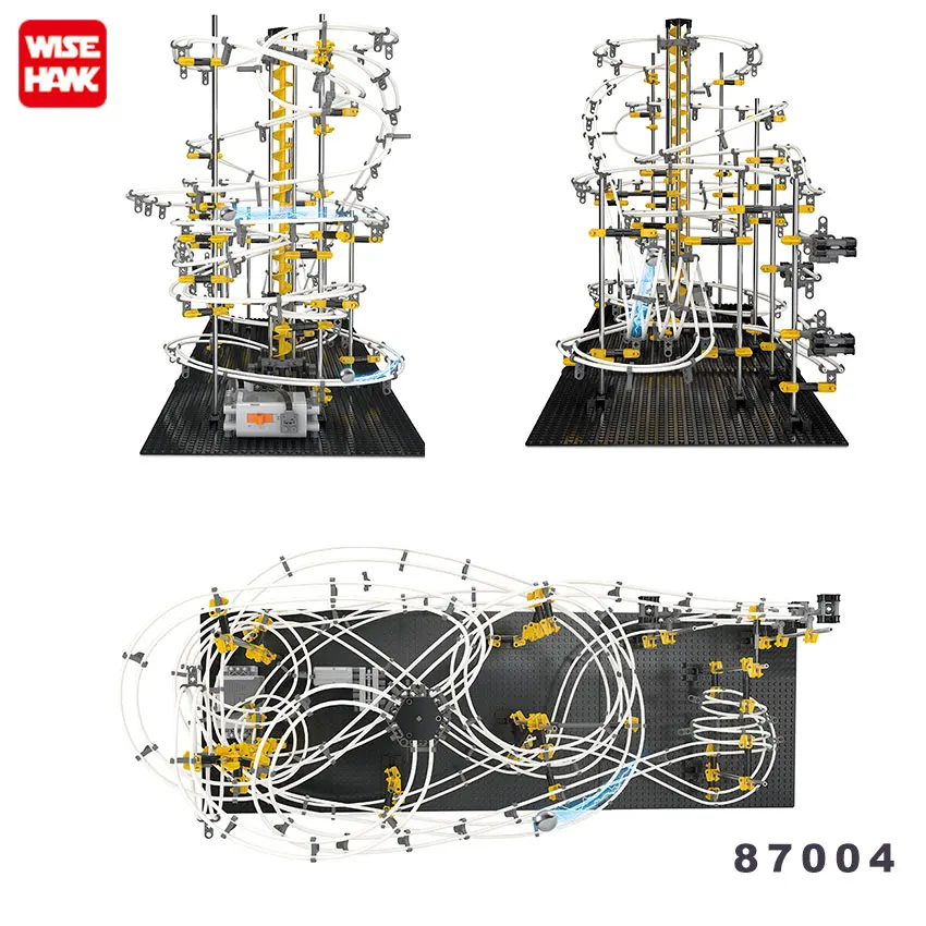 Модель Строительные наборы DIY Развивающие игрушки уровень Spacerail 1 2 3 4 стальные мраморные американские горки космическая основа для взрослых подарок для детей - Цвет: Level 4 87004
