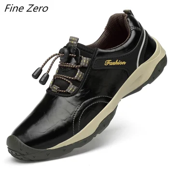 

New Men's Mountaineering Outdoors Hiking Shoes Men Trekking Shoes Athletic Sport Shoes Masculine Black Autumn Zapatos Hombre
