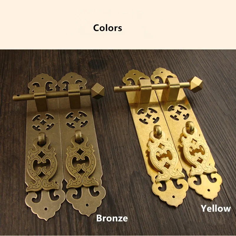 

Antique Brass Handle,Kitchen Drawer Cabinet Door Dragon Handle,Chinese Furniture Knobs Hardware Cupboard Pull Handles Lock,1 Set