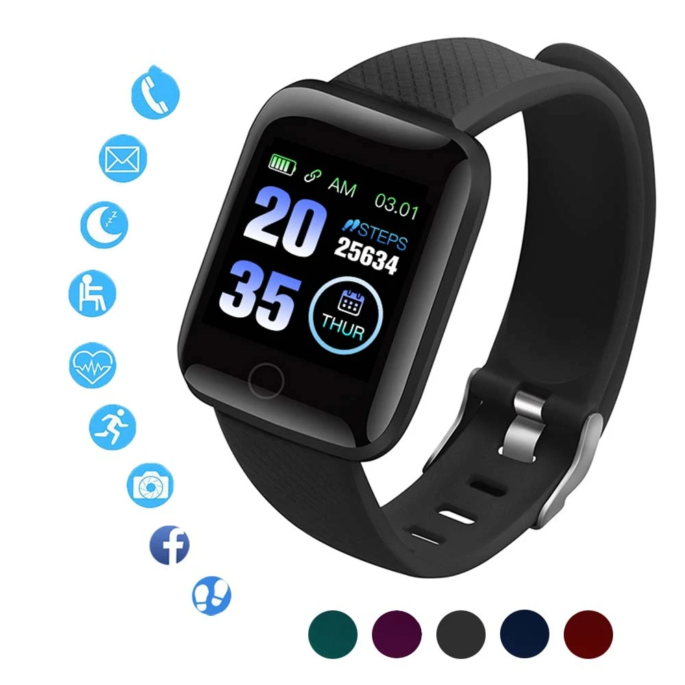 

D13 Smart Watch Men Women For Android Apple Phone Waterproof 116Plus Heart Rate Tracker Blood Pressure Oxygen Sport Smartwatch