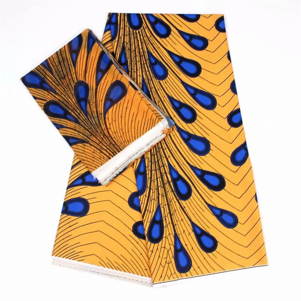 

New african fabric wholesale holland wax prints african 2018 latest tissu wax ankara african wax print fabric 4+2 yards X270-2