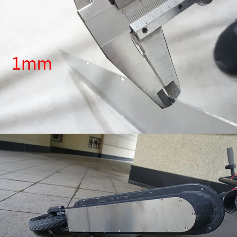 Электрический скутер Нижняя крышка батареи противоскользящая пластина защитная пластина из нержавеющей стали шасси для Xiaomi Mijia M365 доступ к скутеру