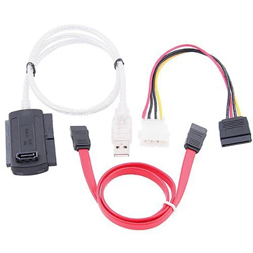 SATA/PATA/IDE Drive to USB 2.0 Adapter Converter Cable for 2.5 / 3.5