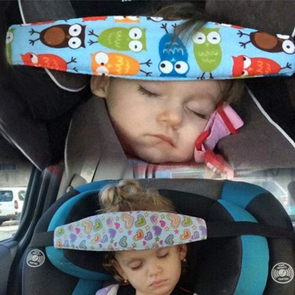 Детский автомобиль безопасности головы сиденья крепления вспомогательный хлопок ремень коляска предохранительный пояс повязка для сна для ребенка коляска безопасности ребенка сиденье