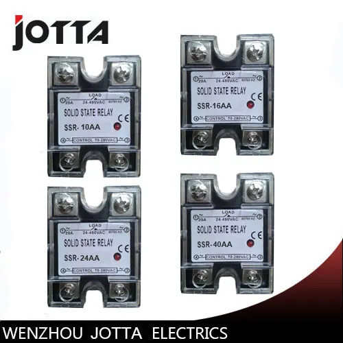 

SSR -20AA AC control AC SSR Single phase Solid state relay