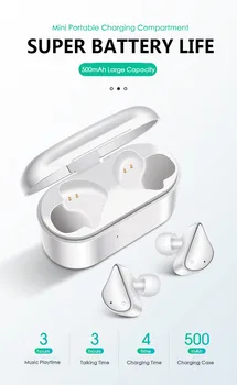 

Newly Mini In-Ear Wireless Bluetooth Ear Pieces 3D Stereo Sports Earbuds with Dual Mic Gaming Headset HiFi Earphone Earbuds