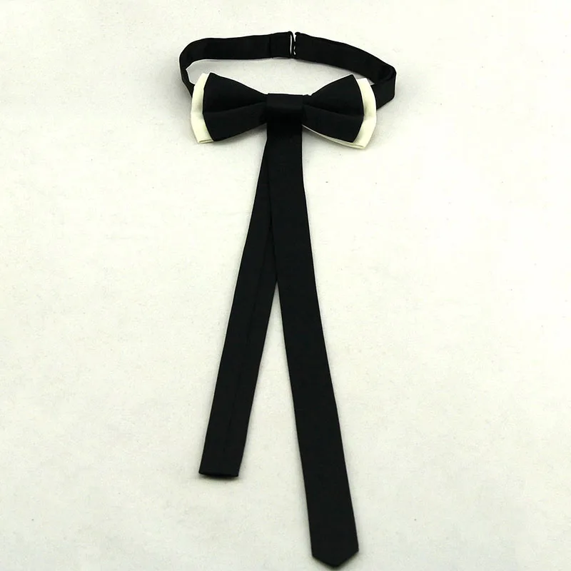 Mantieqingway Men's Polyester Solid Color Bowtie Wedding Gentlemen