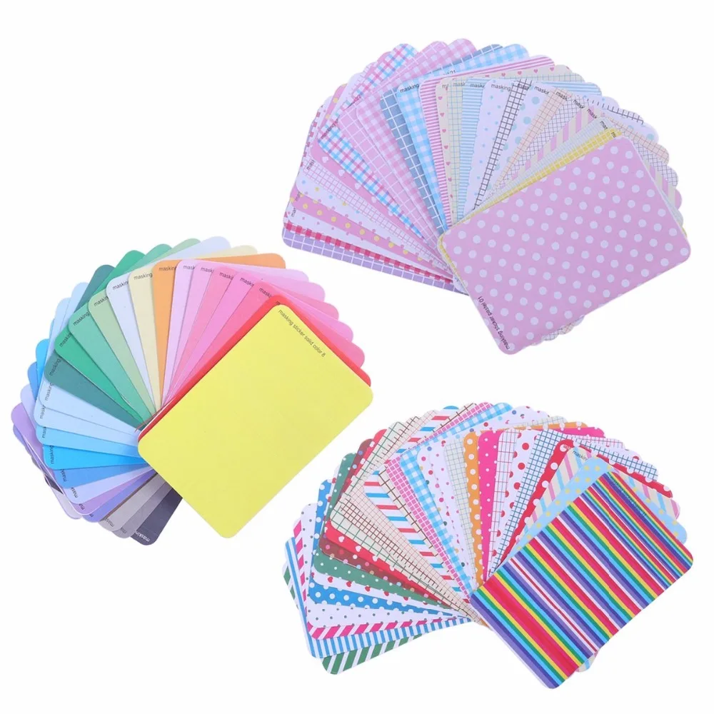 Masking Sticker Set 27 Sheets Stickers Scrapbooking, Sticky Notes, Sticker Paper Colorful Paper Tape, Korea Cute Tape Stickers