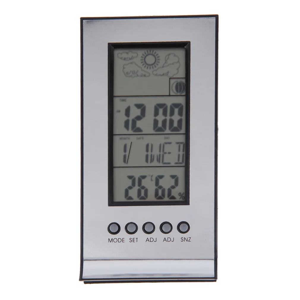 Для дома и улицы Беспроводной Погода Термометр станция на каждый день часы с режимом включения по таймеру погоды календарь