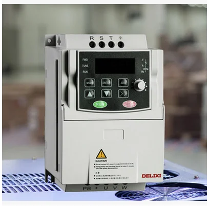 

DELIXI AC 220V 2.2KW 3HP frequency converter single phase input 3 phase outputmotor Adjustable Speed 50/60HZ Inverter drives