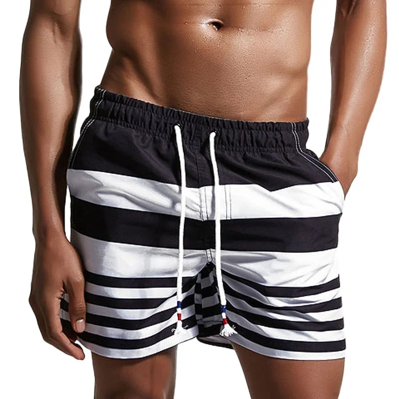 

Surfing & Beach Shorts surf wear men Loose Striped Quick Dry Surfing Shorts Plus Size Bathing Suits beach shorts men trunks