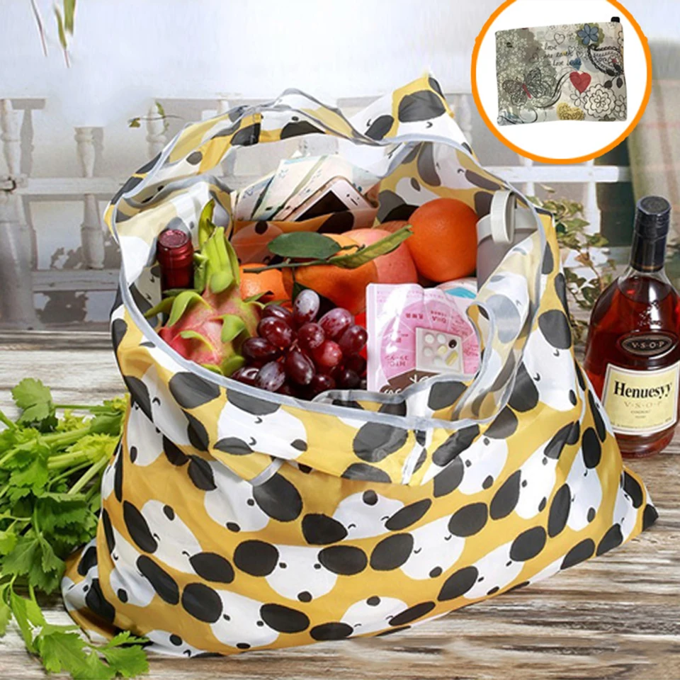 Многоразовая Складная хозяйственная сумка, эко Цветочная сумка, удобная сумка для хранения, большая емкость, переносные сумки на плечо