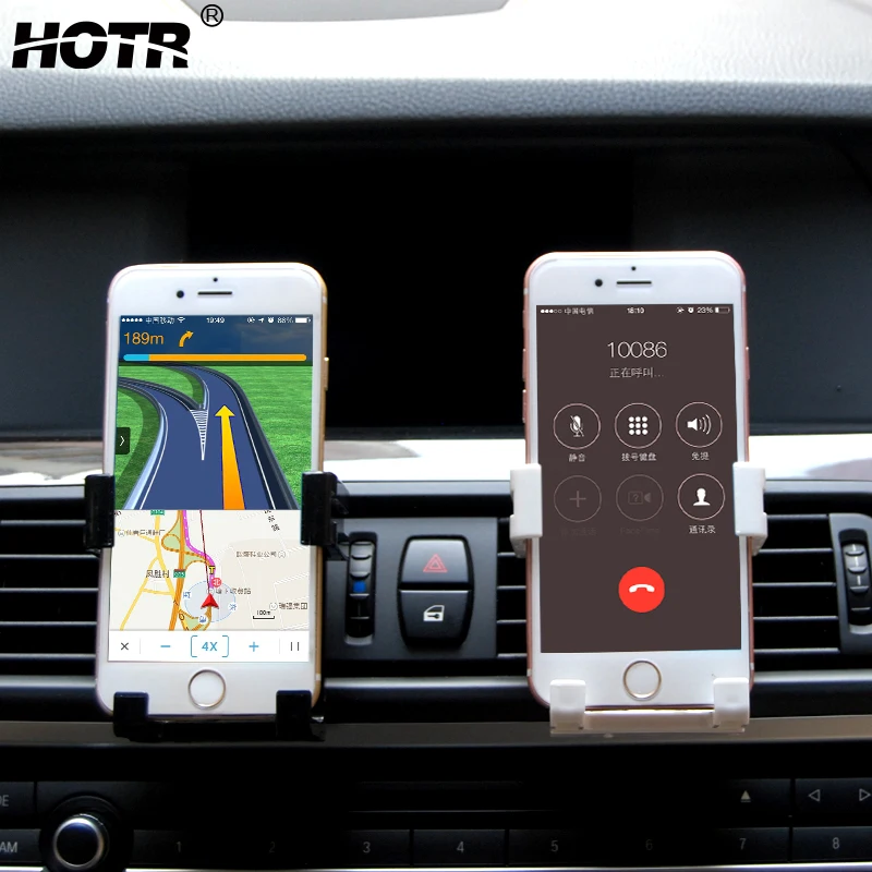 

GPS air vent mount car holder for iphone 6 6s plus 5s universal mobile support for Samsung s6 edge S5 soporte movil phone holder