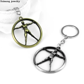 

Classic Movies Westworld Robot Model Key Figure Shape Keyring For Car Key Holder Creative Chaveiro Fashion Movie Jewelry