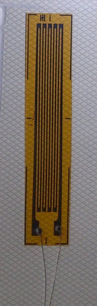 Foil type resistance strain gauge / strain gauge / concrete strain gauge BX120-2