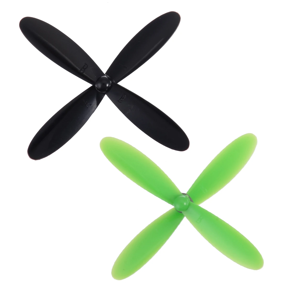 20pcs/set Black Green Propeller Blade Rotor Blades Propellers Props For Hubsan X4 Quadcopter Motor H107L H107C