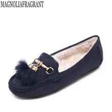 Новинка года; женская обувь на плоской подошве; школьная обувь для студентов с бантом; ленивый горошек; Повседневная Мягкая кашемировая обувь на плоской подошве; zapatos mujer; k501