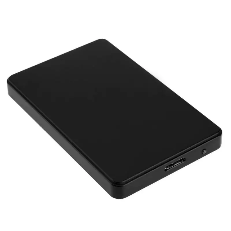 5 Гбит/с 2,5 дюйма USB3.0 SATA коробка для жесткого диска 3 ТБ HDD жесткий диск SSD Внешний корпус чехол с USB кабелем для ПК высокого качества - Цвет: Черный