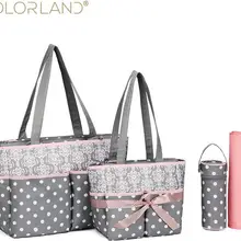 Colorland модная, для детских подгузников Сумка Сумки для подгузников; сумка для беременности и родам Изменение Многофункциональный по уходу за ребенком для инвалидной коляски